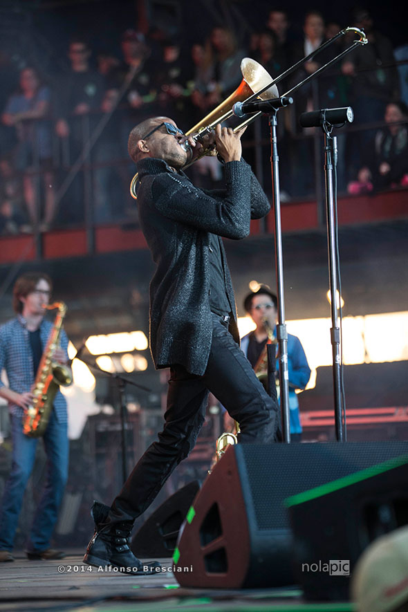 2014 Voodoo Music + Arts Experience - Day 3 Troy Trombone Shorty Andrews