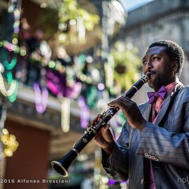 Photo of Mardi Gras Day in the French Quarter of New Orleans